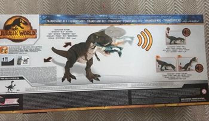 🦖 Tyrannosaurus Jurassic World – neuf avec bruit d’attaque ! - photo numéro 2