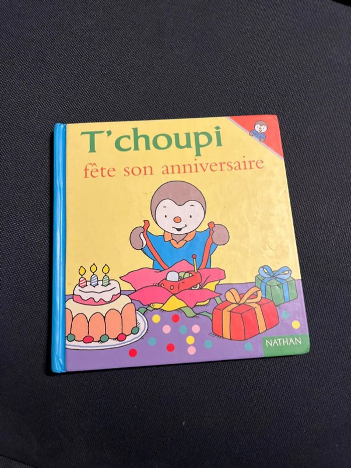 Livre pour enfants tchoupi fête son anniversaire