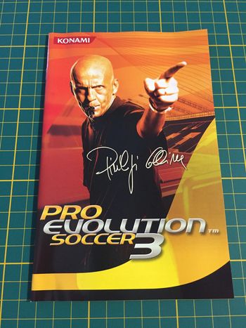 Notice seule Pro évolution soccer 3 SLES-51915 console de jeux PlayStation 2 ps2 #A59