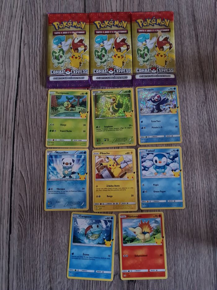 20 cartes pokémons neuf