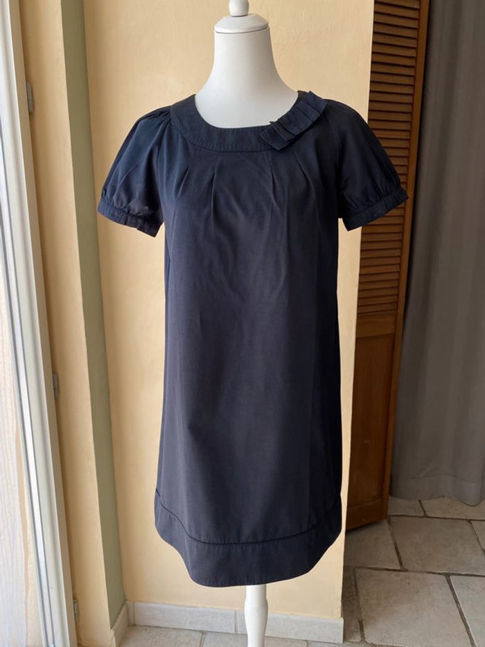 Robe droite marine foncé Camaïeu 38 - photo numéro 2