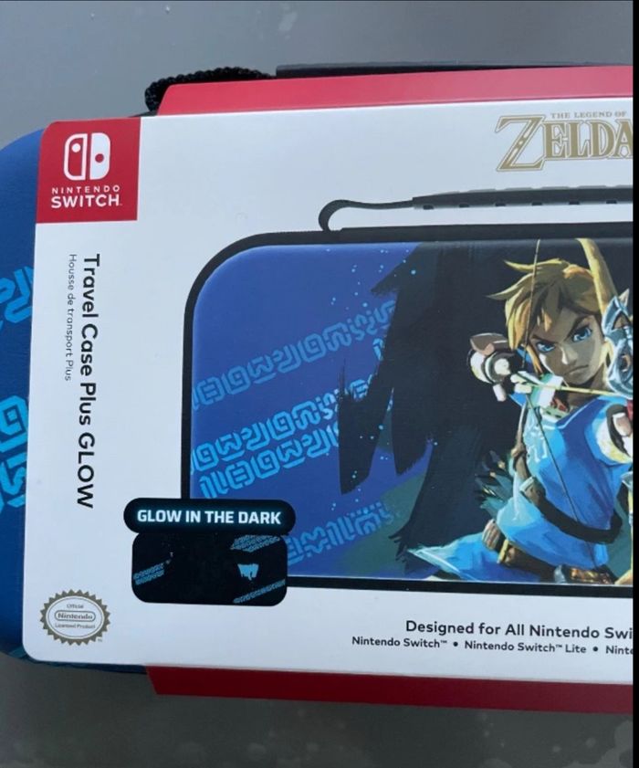 Etui de transport pour Switch Nintendo -Glow - Zelda Link Neuf étiquette - photo numéro 8