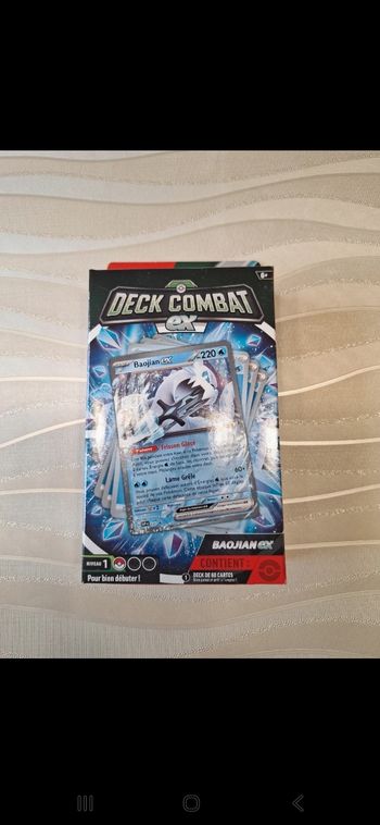 Deck de combat pokemon baojian neufs jamais ouvert