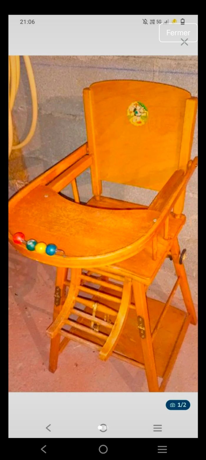 Chaise haute