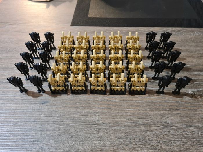 Figurines type lego 50 droides de combats + 20 super droides star wars