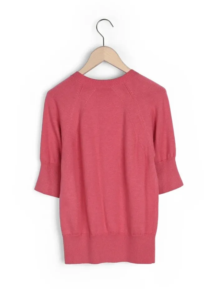 Pull rose Tara Jarmon – Taille 3 / L - photo numéro 2