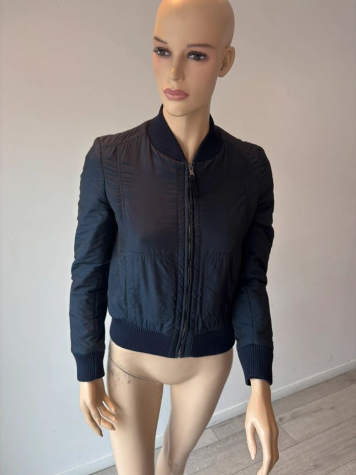 Blouson bombers bleu marine dolce gabbana - photo numéro 6