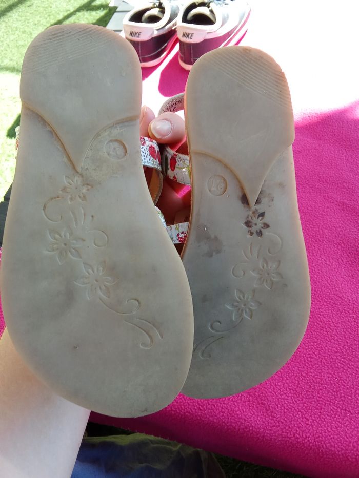 Sandales fleur fille 27 - photo numéro 2