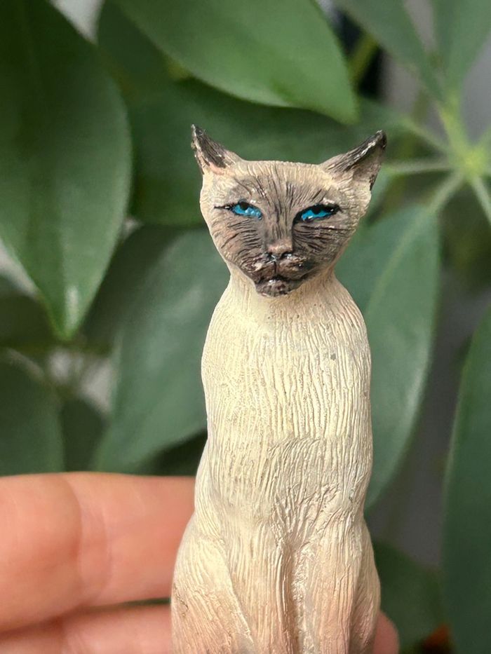 Figurine chat, siamois - photo numéro 2