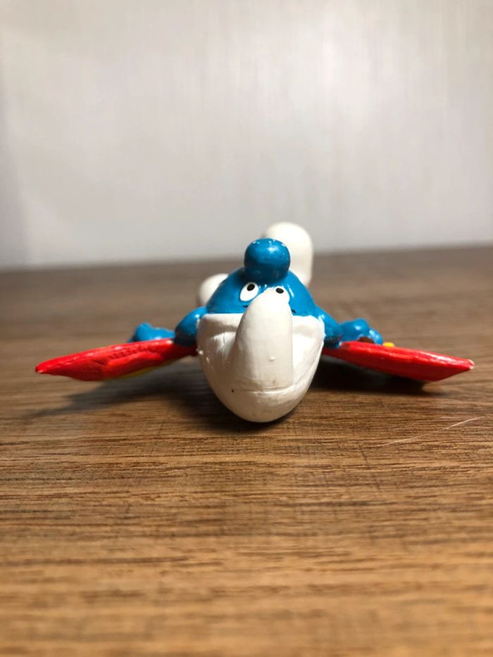 Figurine schtroumpfs vintage volant 1979 schleich made in portugal - photo numéro 6