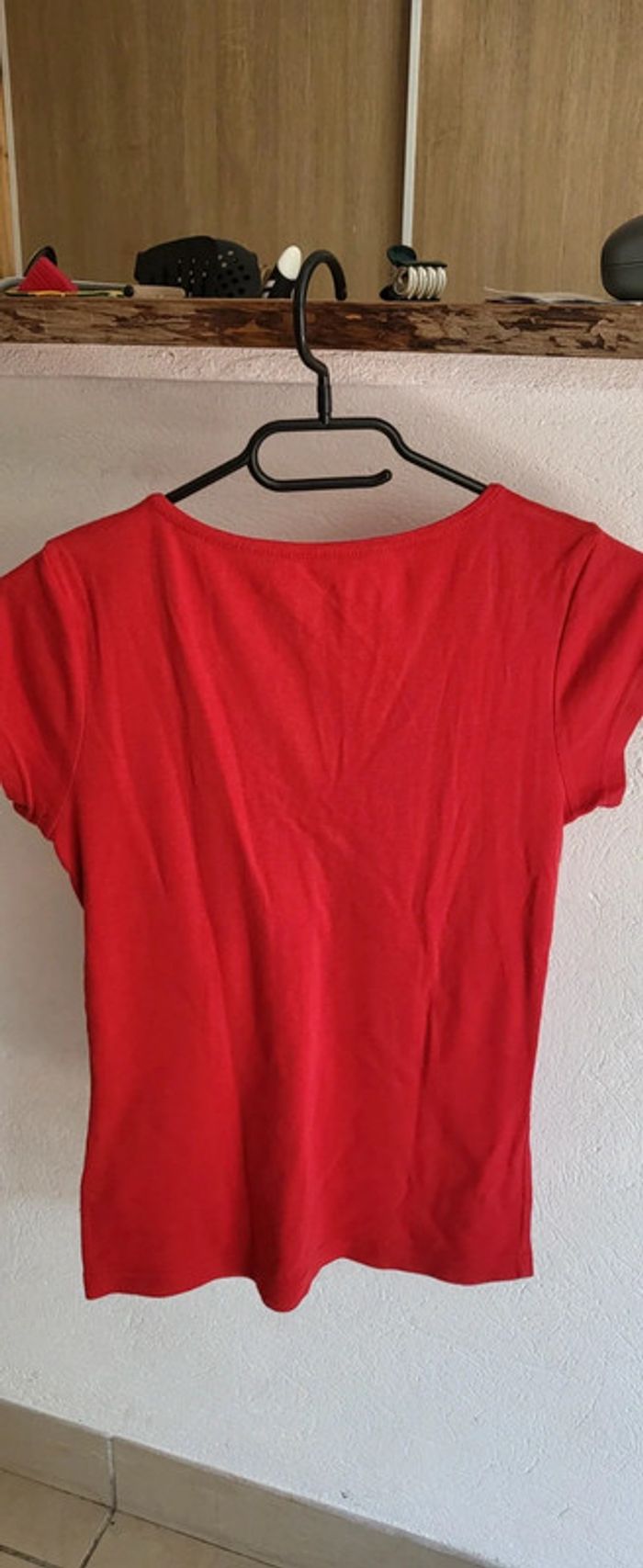 T-shirt S rouge - photo numéro 3