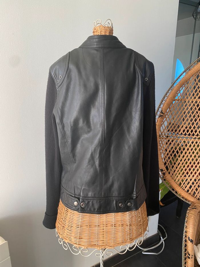 Blouson Harley Davidson en cuir noit taille S - photo numéro 7