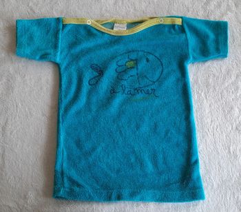 Haut éponge 3 ans pour la plage