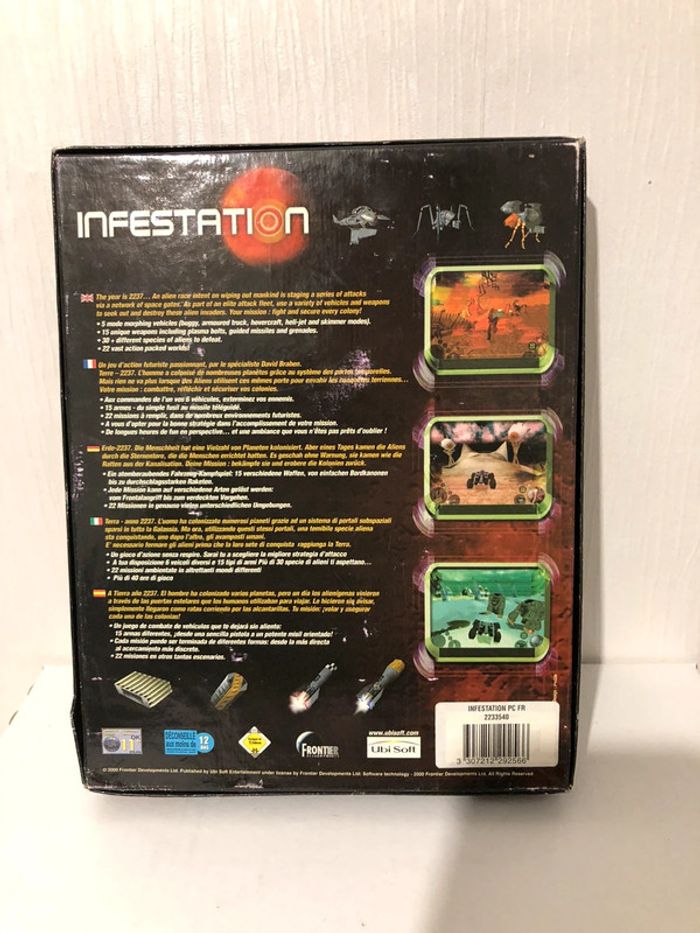 Jeux pc vintage Big box , infestation - photo numéro 2