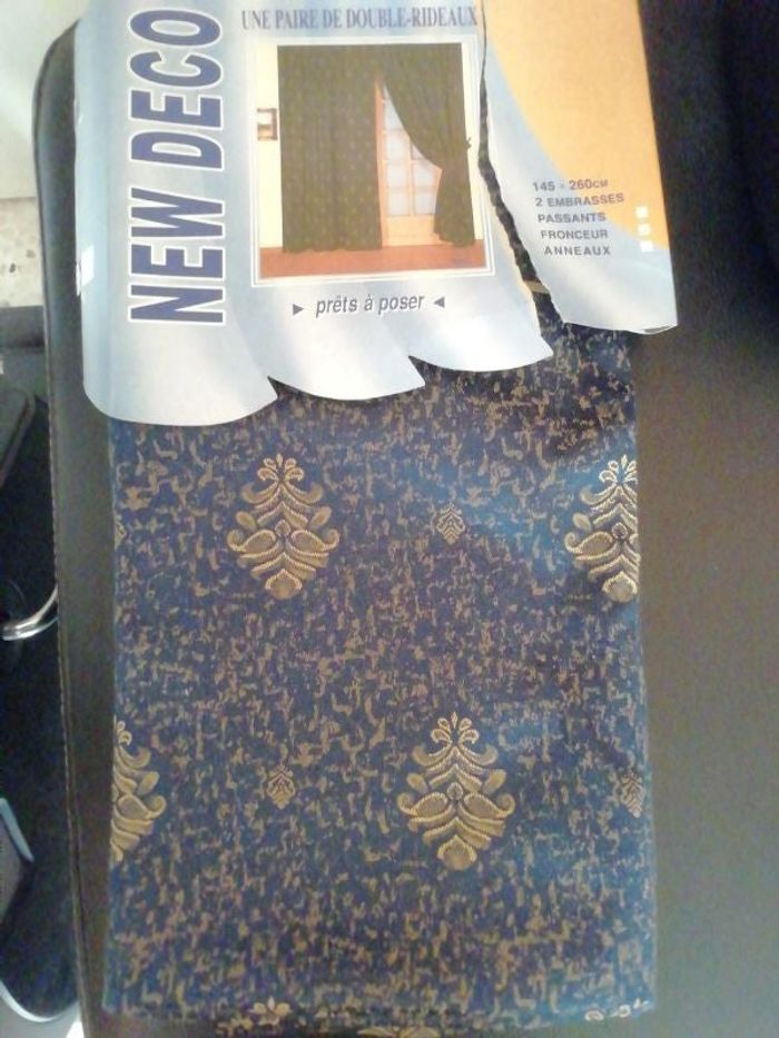 Paire de double rideaux