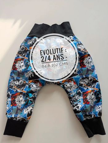Sarouel évolutif imperméable et chaud - Taille:2/4 ans - 84 à 102 cm - TBE