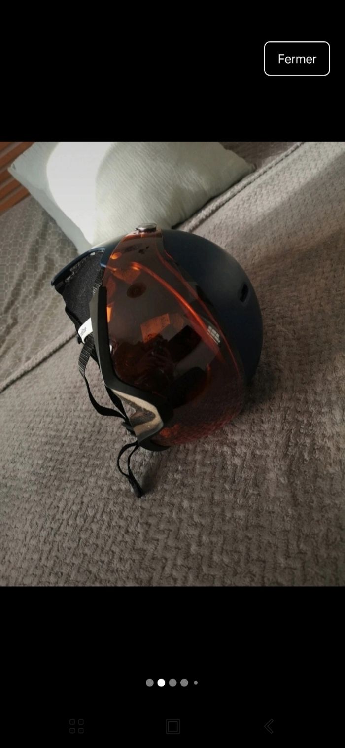 Casque de ski  avec visière - photo numéro 2