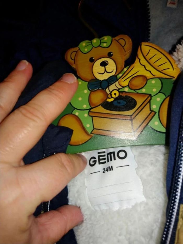 Superbe veste sans manche Gemo très chaude taille 24 mois comme neuve - photo numéro 8