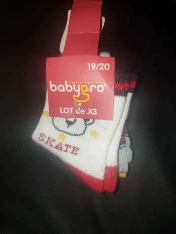 Lots de 3 paires de chaussettes