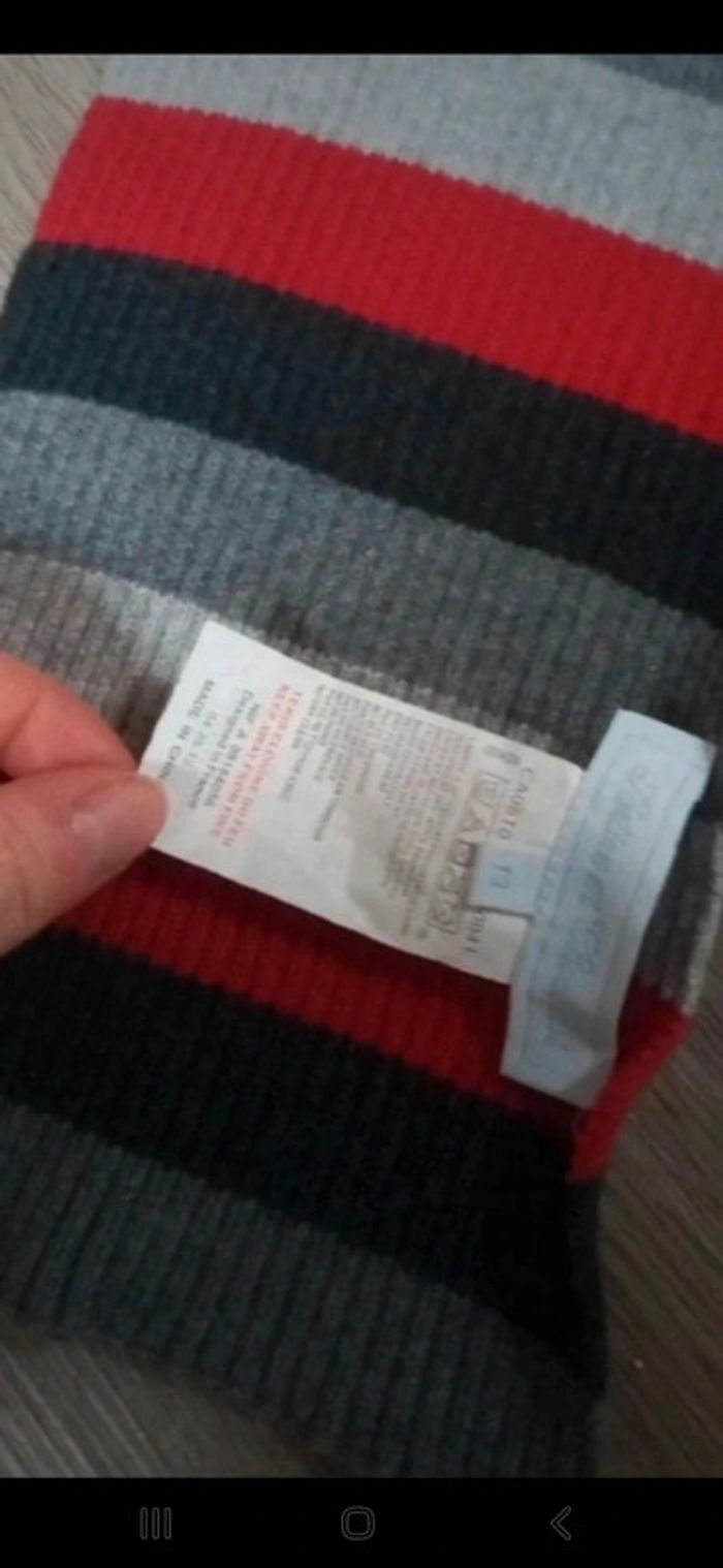 Écharpe Tartine et chocolat Taille 3 à rayures 👻 - photo numéro 2