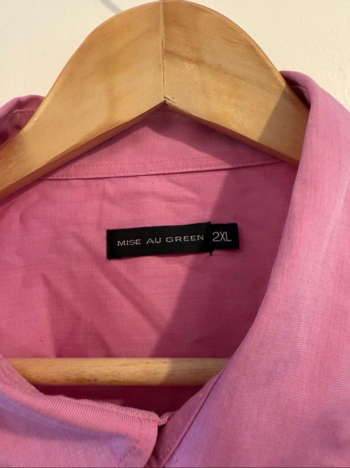 Chemise rose homme mise au Green XXL - photo numéro 3