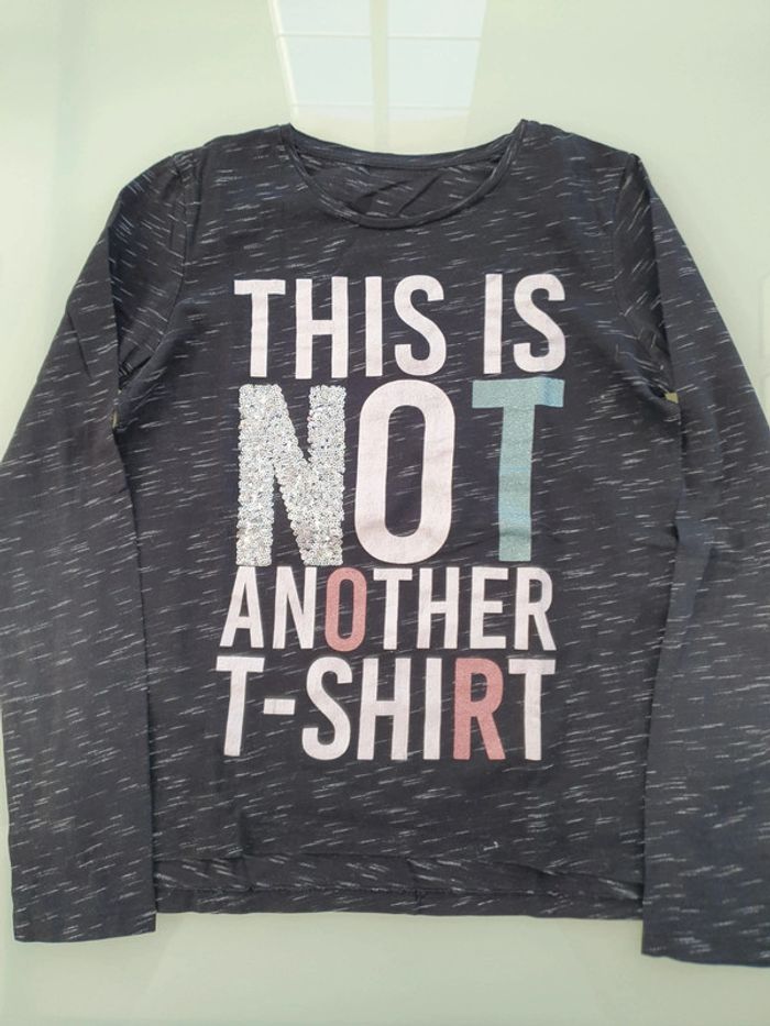 Lot de 6 tee-shirts ML 12 ans - photo numéro 3