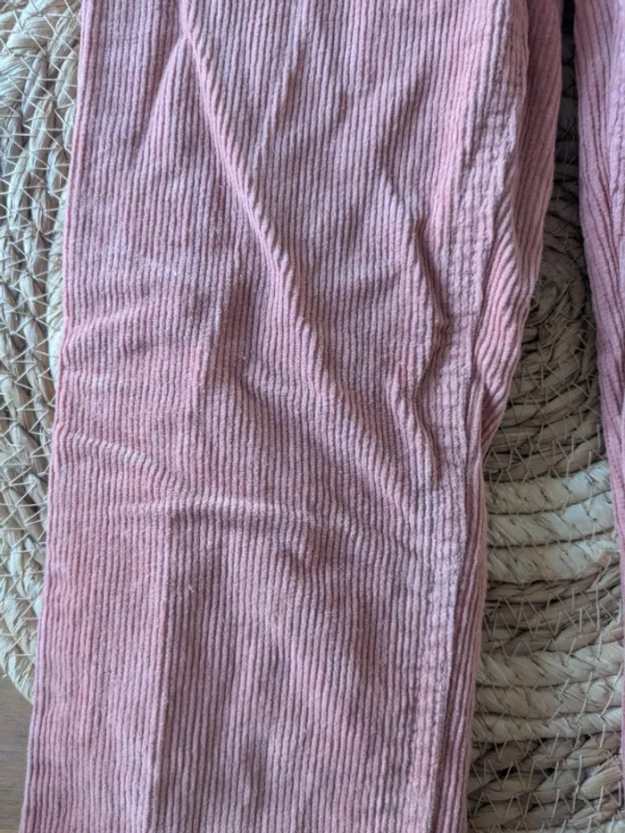 Pantalon velours rose - photo numéro 3