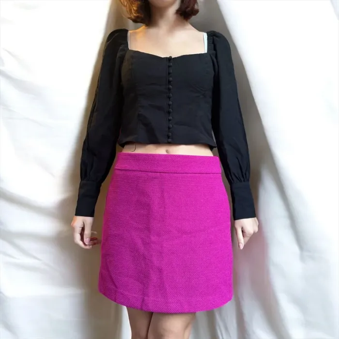 Jupe rose tailleur Redoute Création