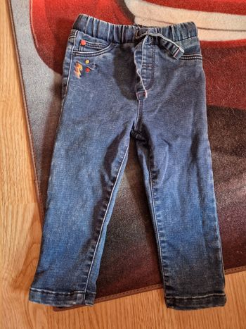 Jeans motif éclair