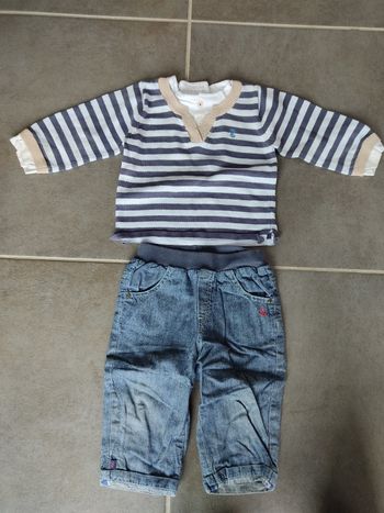 Pantalon et pull Obaibi 12 mois
