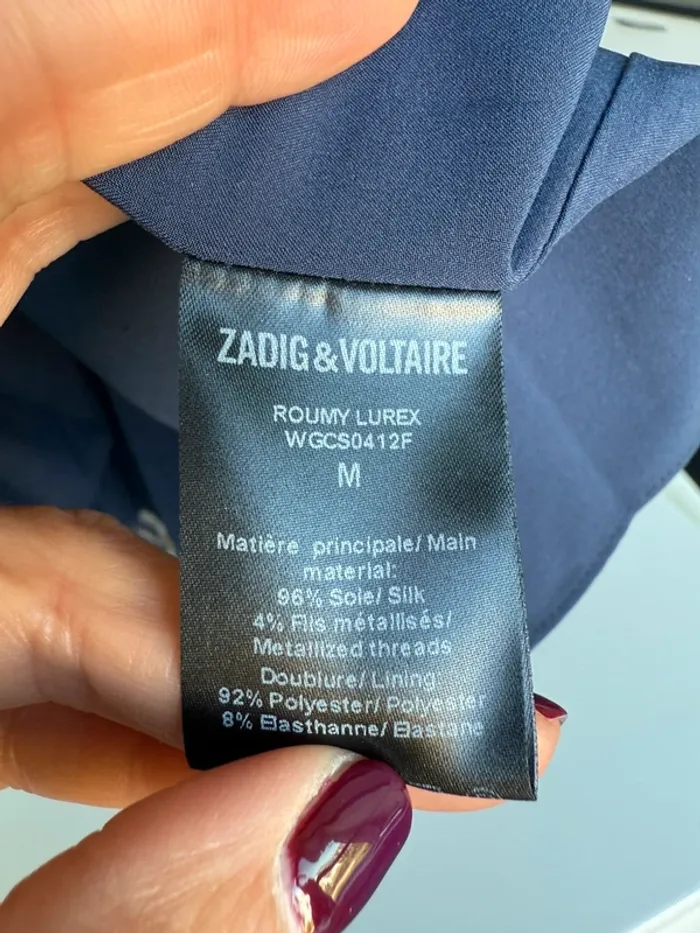 Robe soie modèle Roumy zadig et voltaire - photo numéro 8