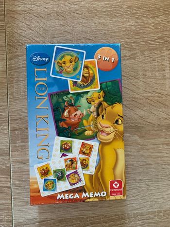 Jeu mega mémo 3 en 1 le roi lion 