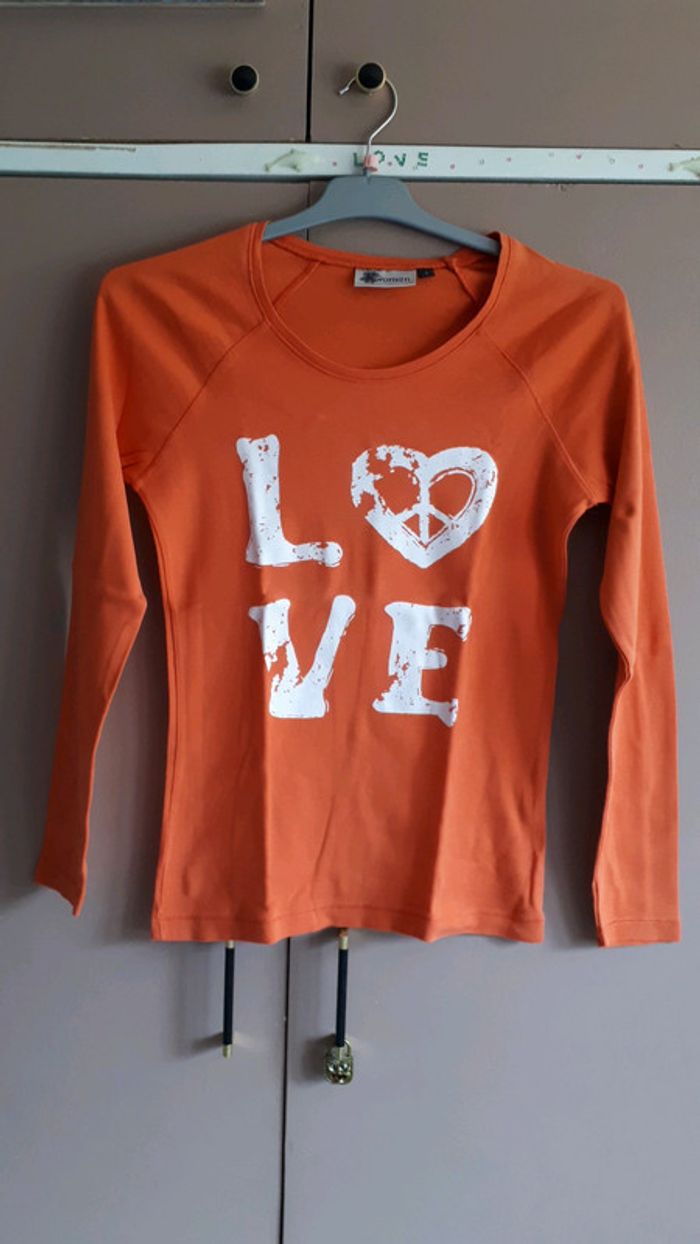 T-shirt manches longues LOVE