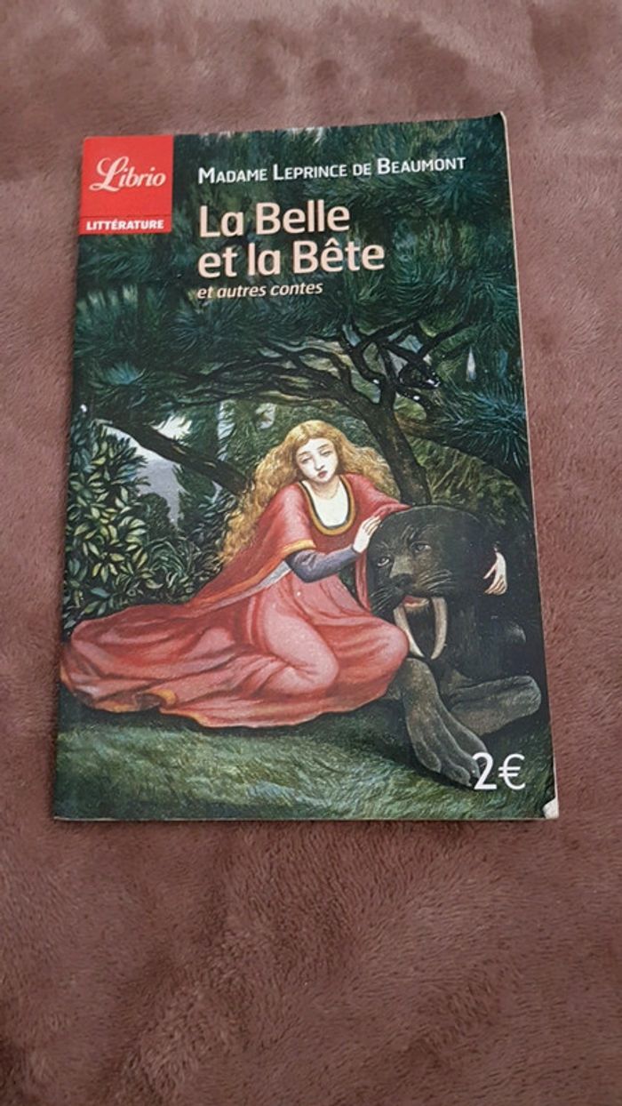 livre "la belle et la bête"