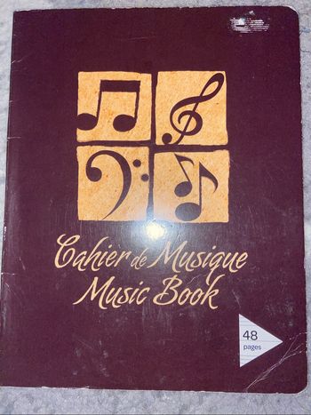Cahier de musique
