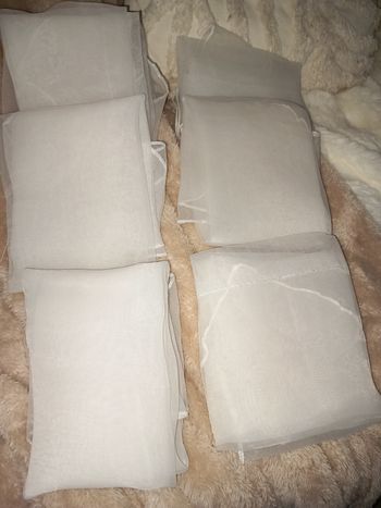 Paires rideaux blanc 