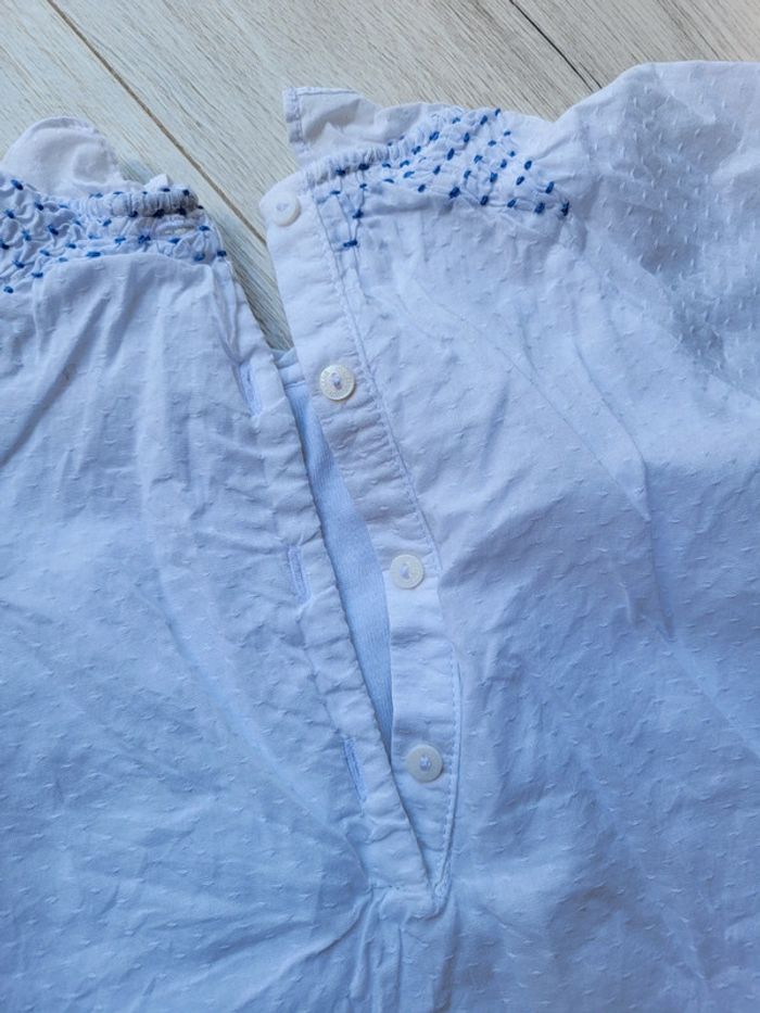 Blouse body en plumetis cyrillus 2ans - photo numéro 5