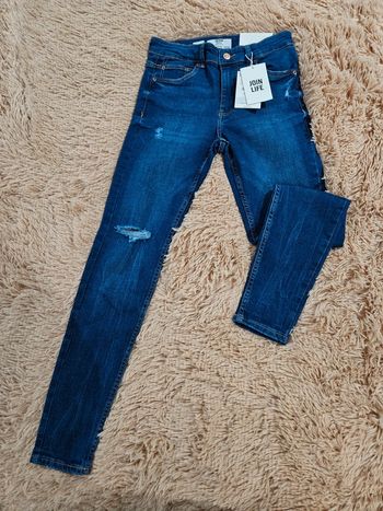 Bershka jeans skinny mid rise taille 34