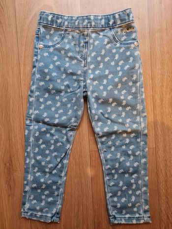 Jeans motif fleuri 36 mois CREEKS