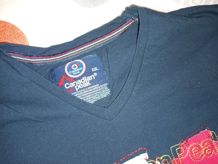 Lot 2 t-shirts manches courtes Canadian Peak 👨 taille XXL - photo numéro 4