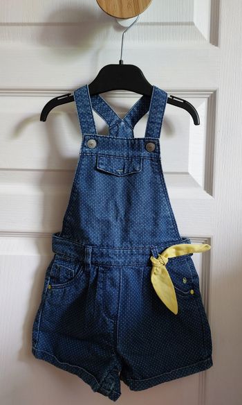 Salopette short, fille, 23 mois