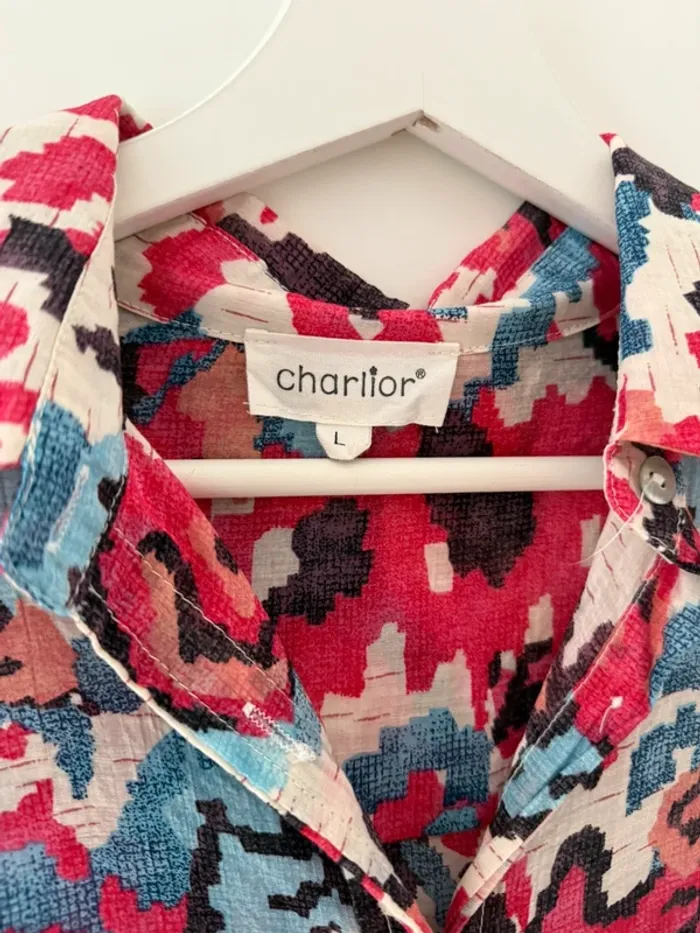 Superbe chemise en coton Charlior 🌸 40 L - photo numéro 7
