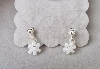 Boucle d'oreille thème mariage