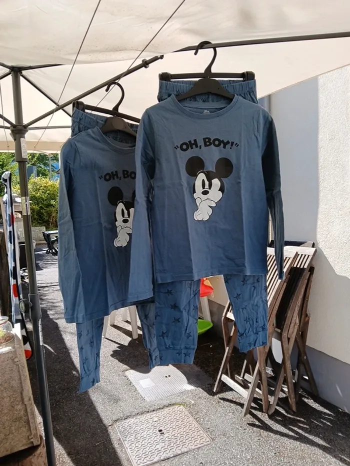 Lot pyjamas Mickey jumeaux