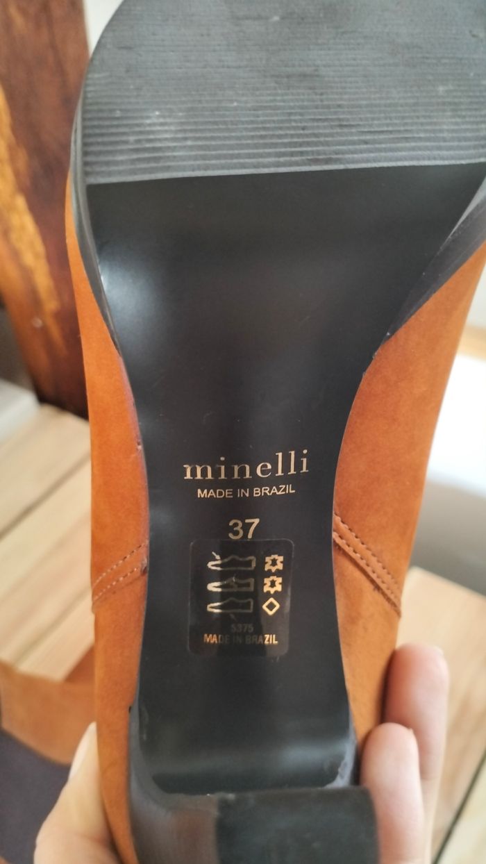 Bottines marron Minelli - photo numéro 9