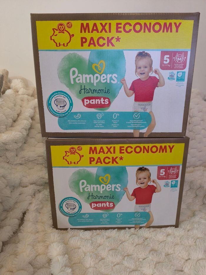 Pampers harmonie T5 pants - 2*66 couches