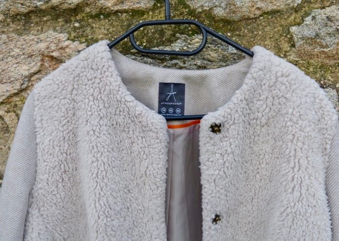 Beau manteau vintage crème - photo numéro 3