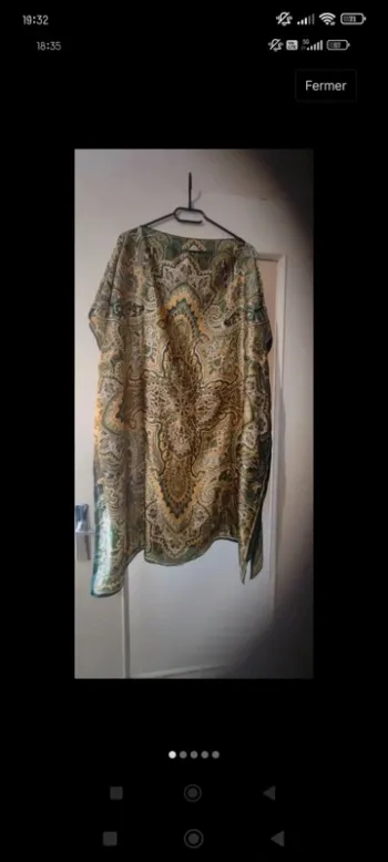 Tunique fluide à motifs