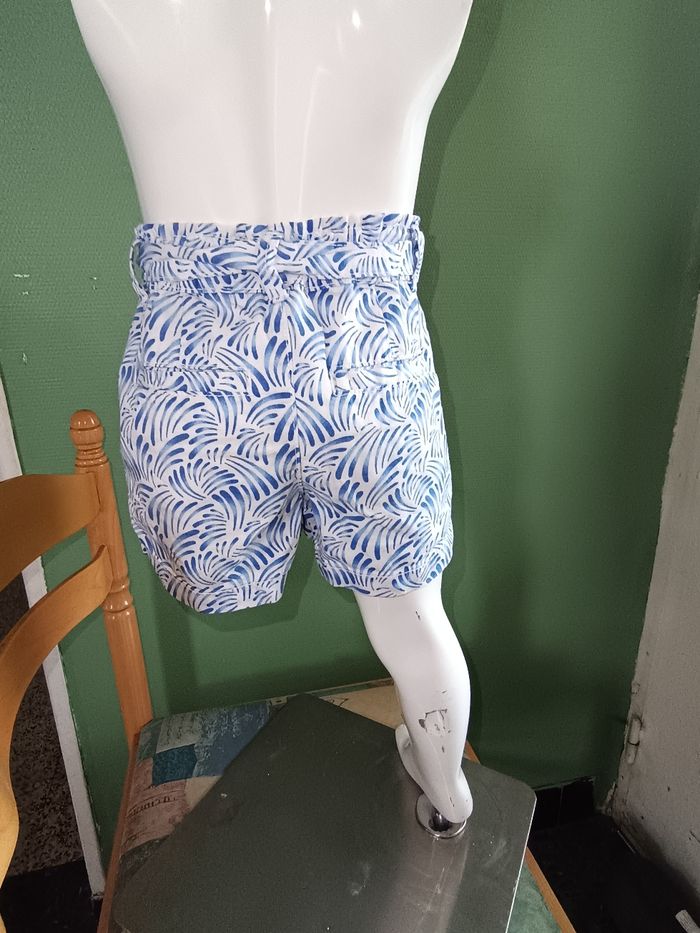 Short cargo bleu et blanc - photo numéro 8