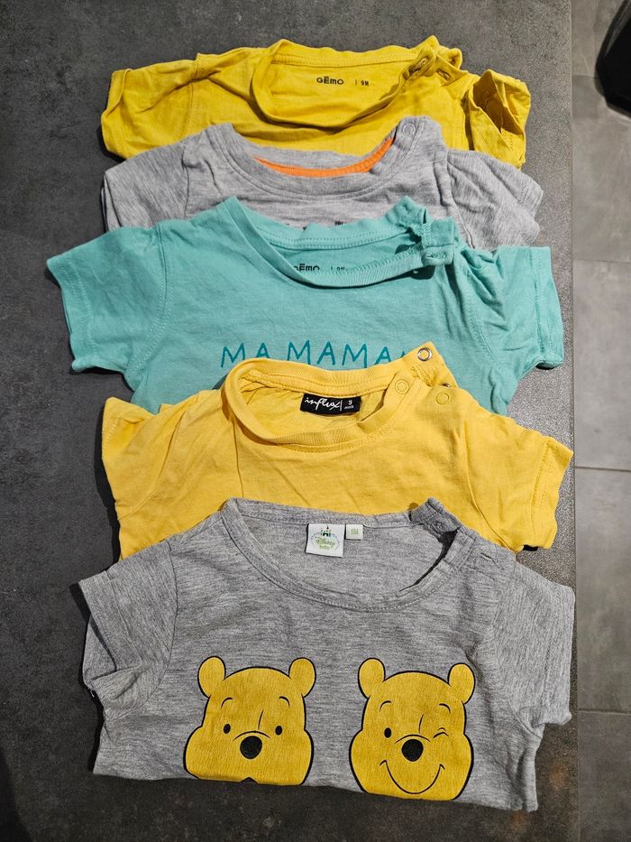 Lot de 5 tee-shirt manche courte